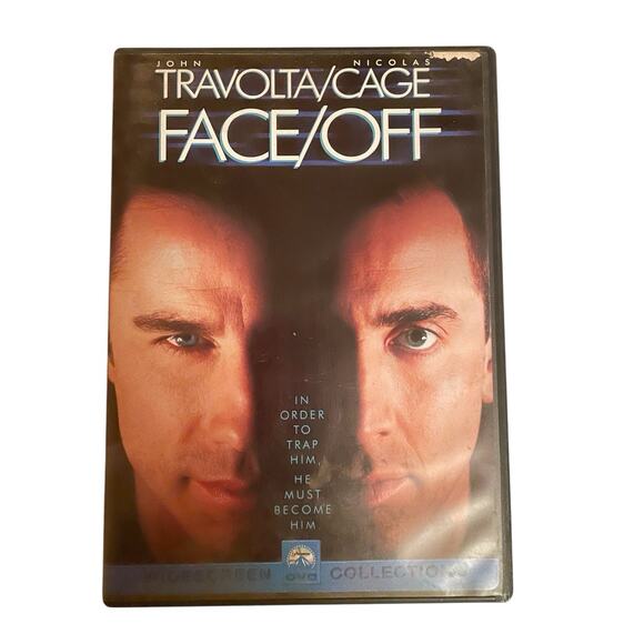 Face/Off (DVD, 1997) Travolta/Cage Action and Adventure intense action sequences - Picture 1 of 6